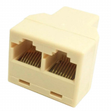 Соединитель RJ45 1 на 2 (Coopler) JR